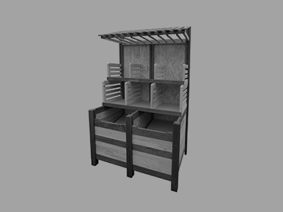 Furniture for onions / shallots